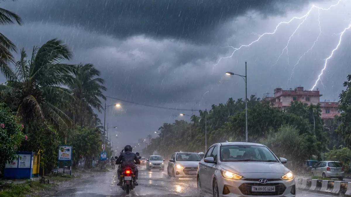 இடி, மின்னலுடன் கனமழை! சேலம், நீலகிரி உட்பட 5 மாவட்டங்களுக்கு வானிலை மையம் அலர்ட்!